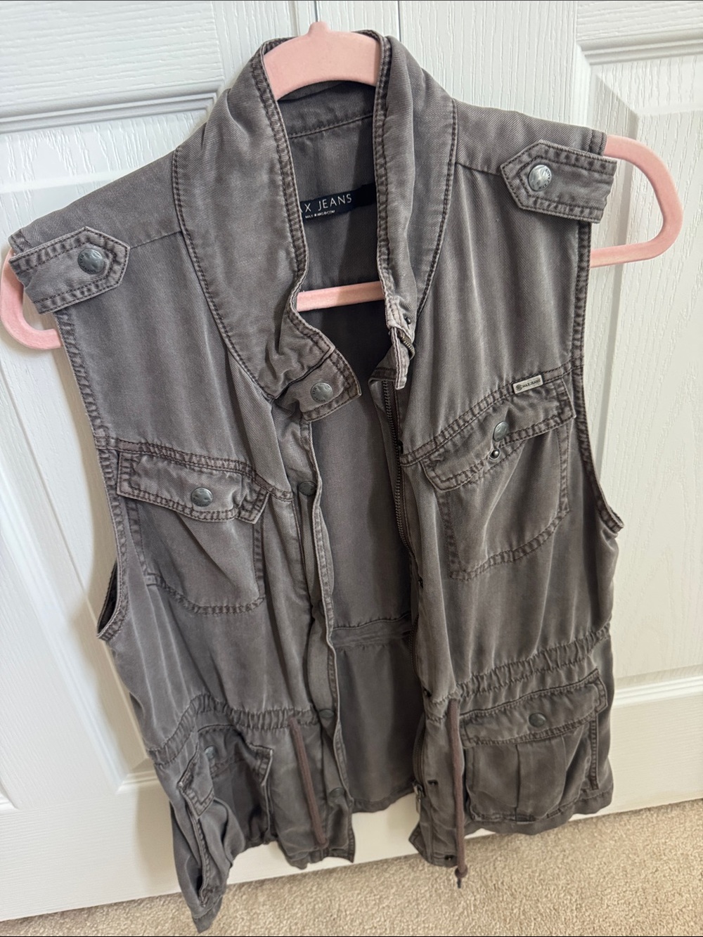 Grey Utility Vest.